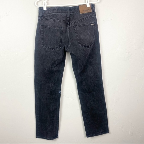 Volcom | Black Solver Modern Straight Jeans Size 28 - Picture 6 of 6